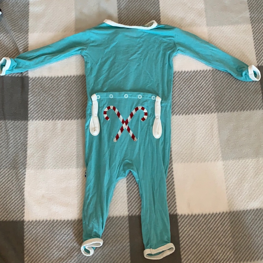 Kickee Pants Candy Cane Coverall
